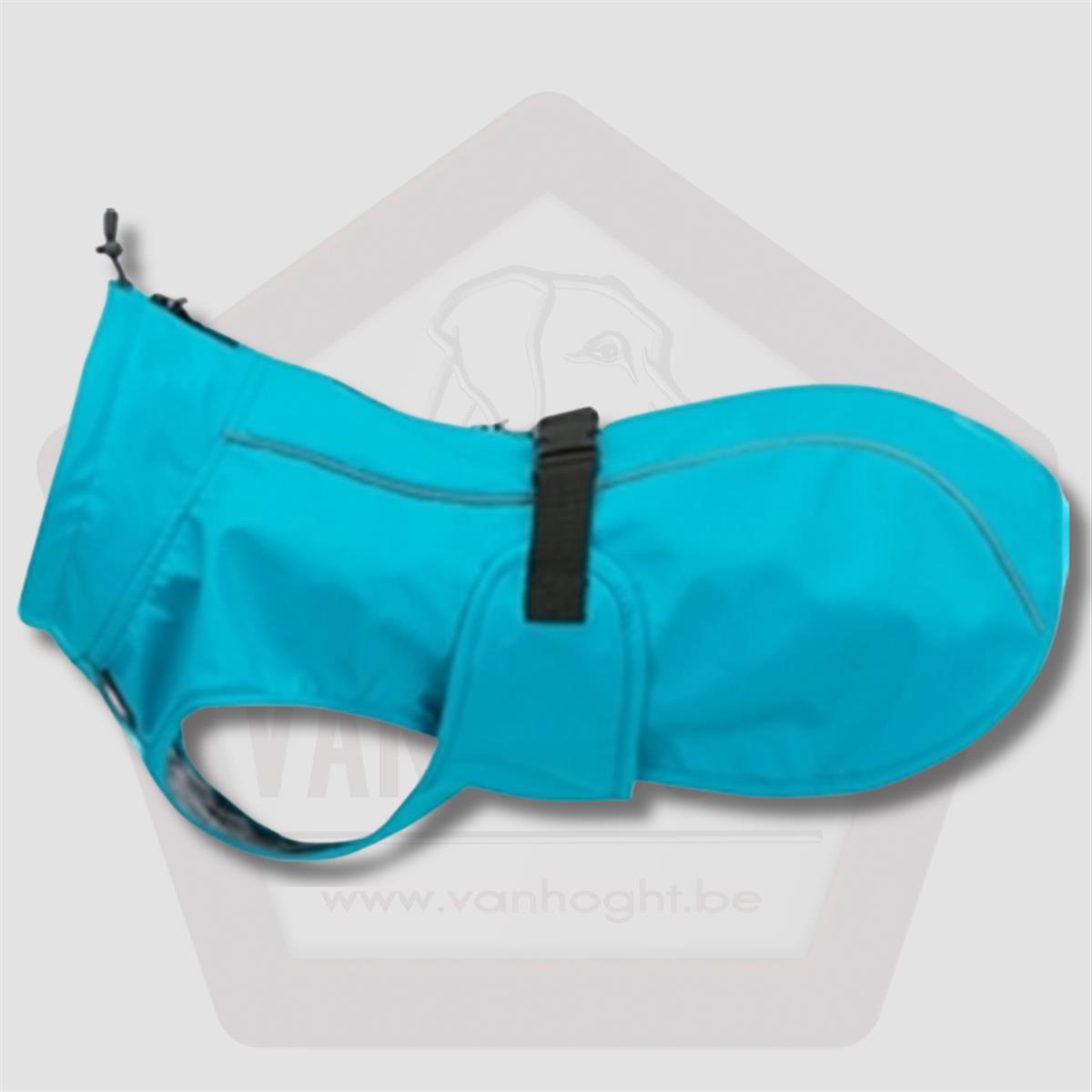 Regen jas - Maat 80 - turquoise